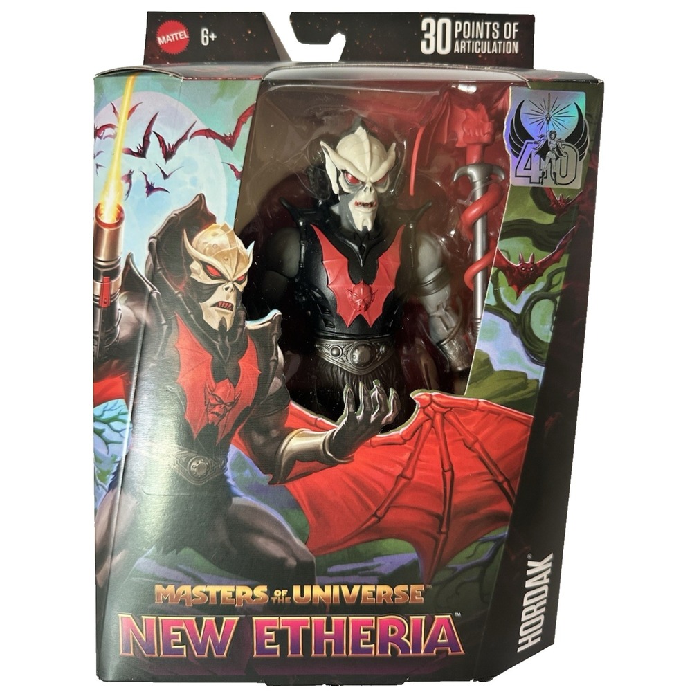 Masters of the Universe New Eternia Hordak Figure 40th Anniversary Mattel MOTU